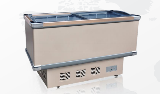 SD/SC-350/450/550 玻璃門平底單溫島柜